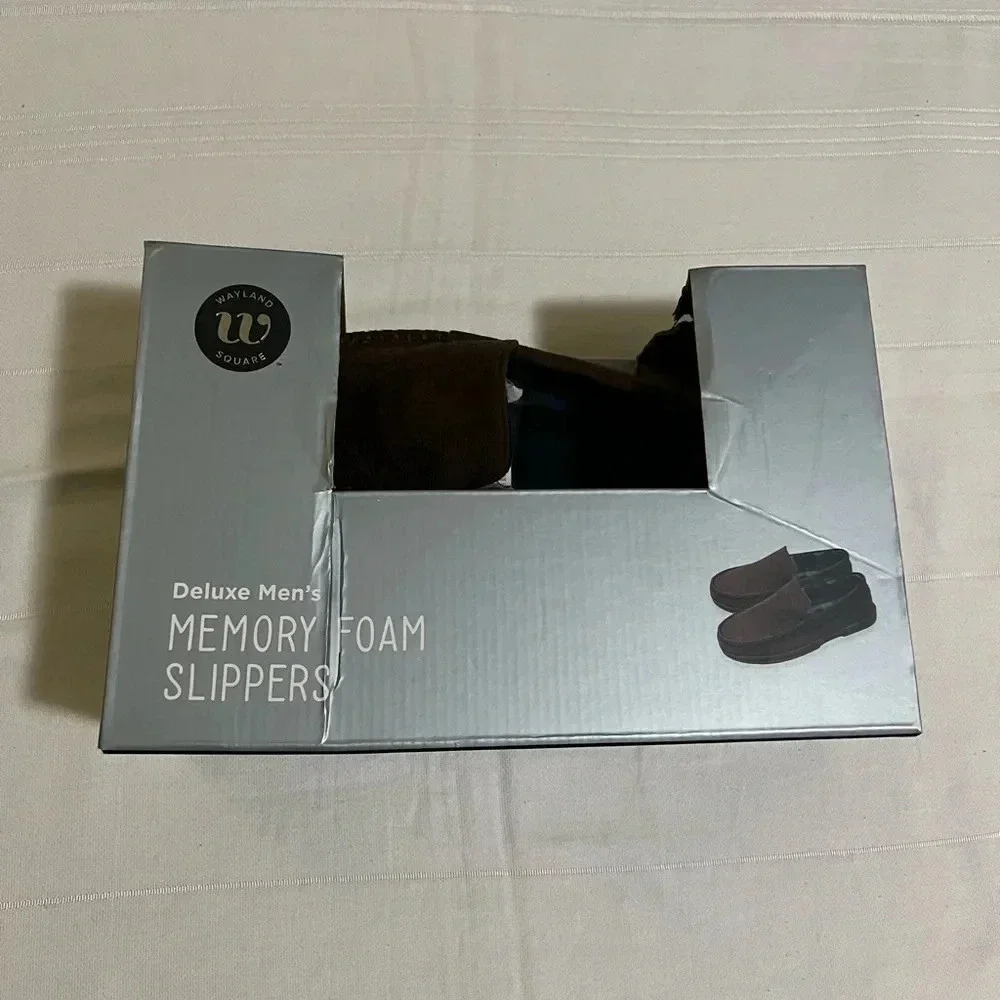 🖤 New Wayland Square Deluxe Men's Memory Foam Slippers🖤